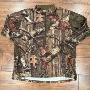 Rocky Scent IQ Atomic Pullover 2XL 1/4 Zip Camouflage Shirt Breakup Hunting Camo